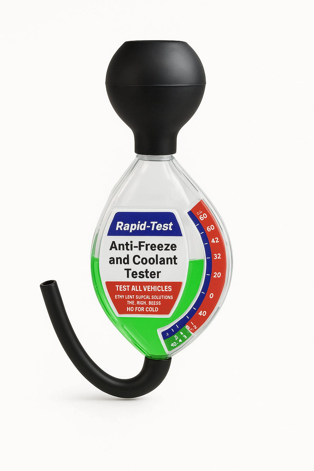 Teste de Radiador de Carro de Alta Precisão, Testador Durável de Anticongelante, Ferramenta para Sistema de Refrigeração Auto, Peças de Substituição