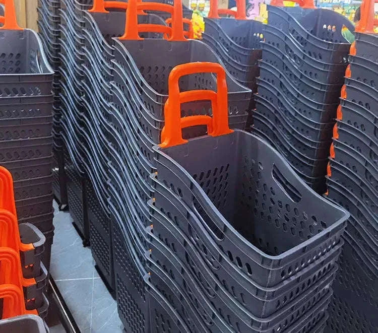 High Back Shopping Trolley Basket-10 high-backed baske