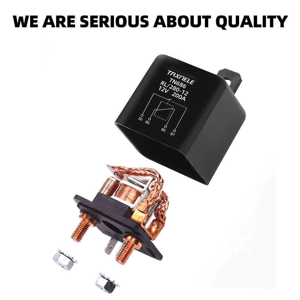 High Current Automotive Start Relay 100A–200A for Reliable Starting-24V / 200A