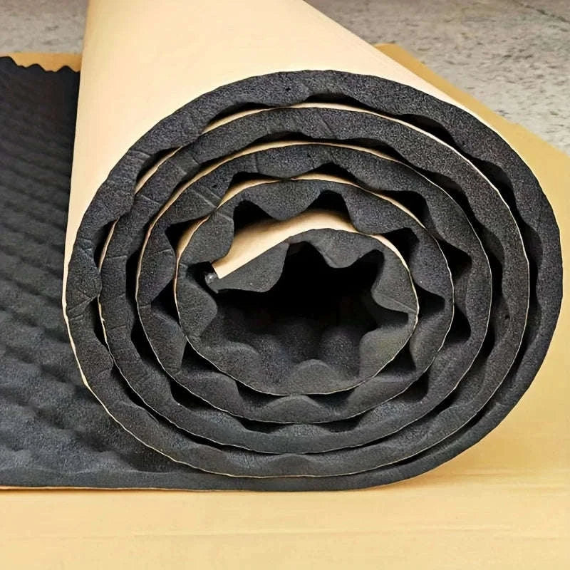 High-Density Self-Adhesive Soundproofing Insulation Cotton Panels-4PCS-200x50x2cm