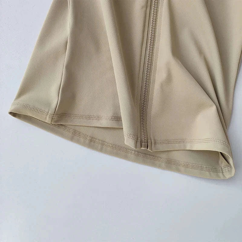 High-End Women's Yoga Jacket-M / beige
