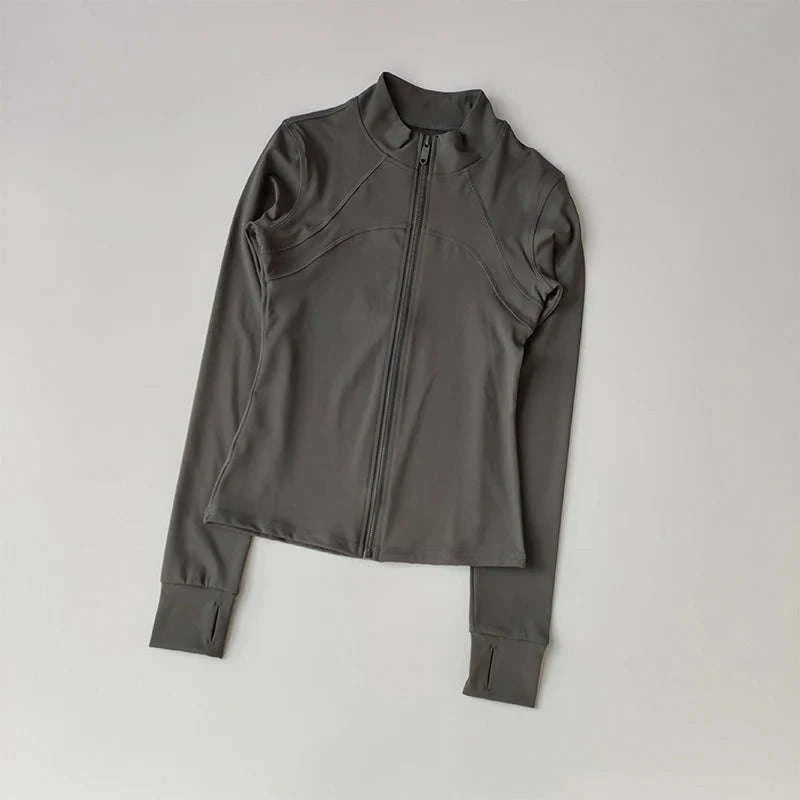 High-End Women's Yoga Jacket-M / beige