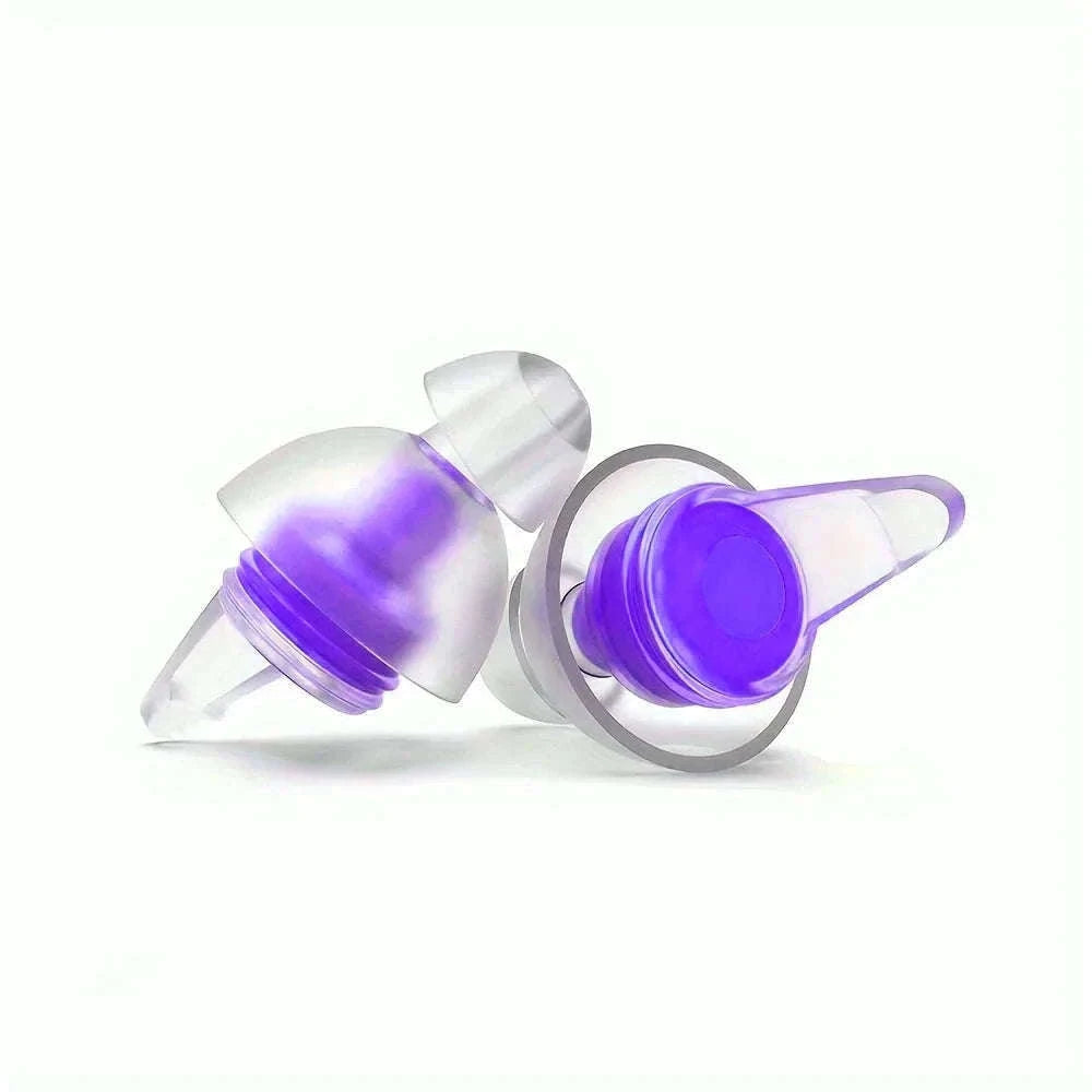 High Fidelity Silicone Ear Plugs for Clearer Sound and Comfort-Red-04