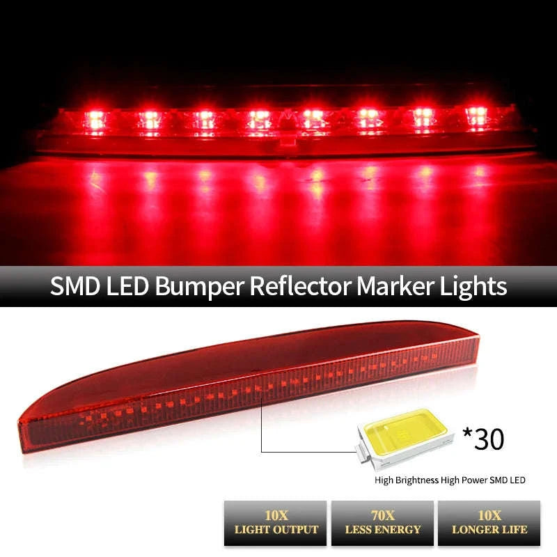 High Level Third Brake Light OEM 7700410753-1PC Black Lens