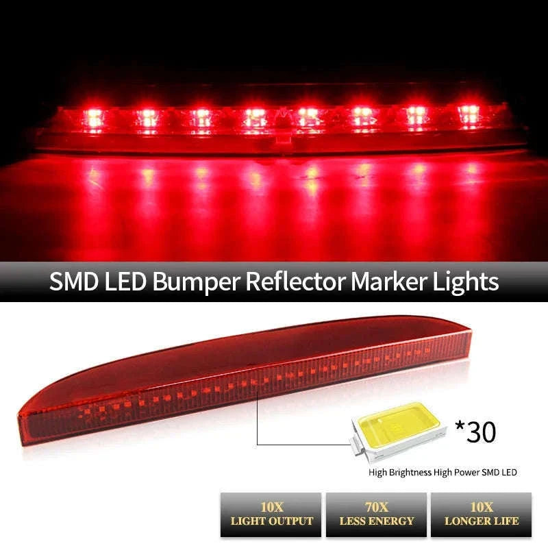 High Level Third Brake Light OEM 7700410753-1PC Black Lens