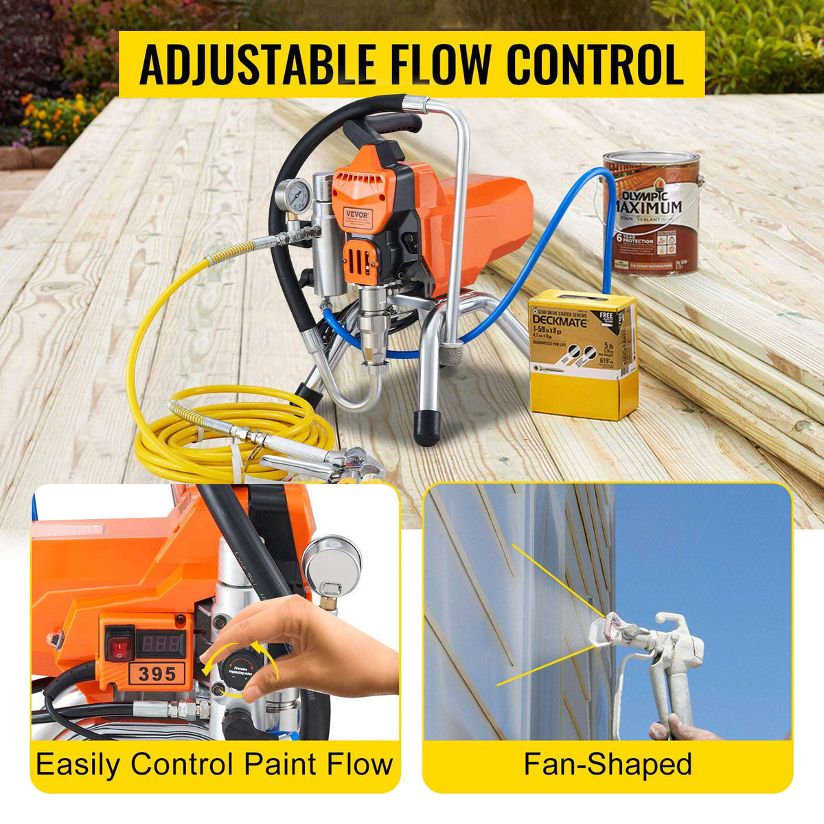 High-Pressure Airless Paint Sprayer for Smooth Wall Finishes-2200W / CZECH REPUBLIC