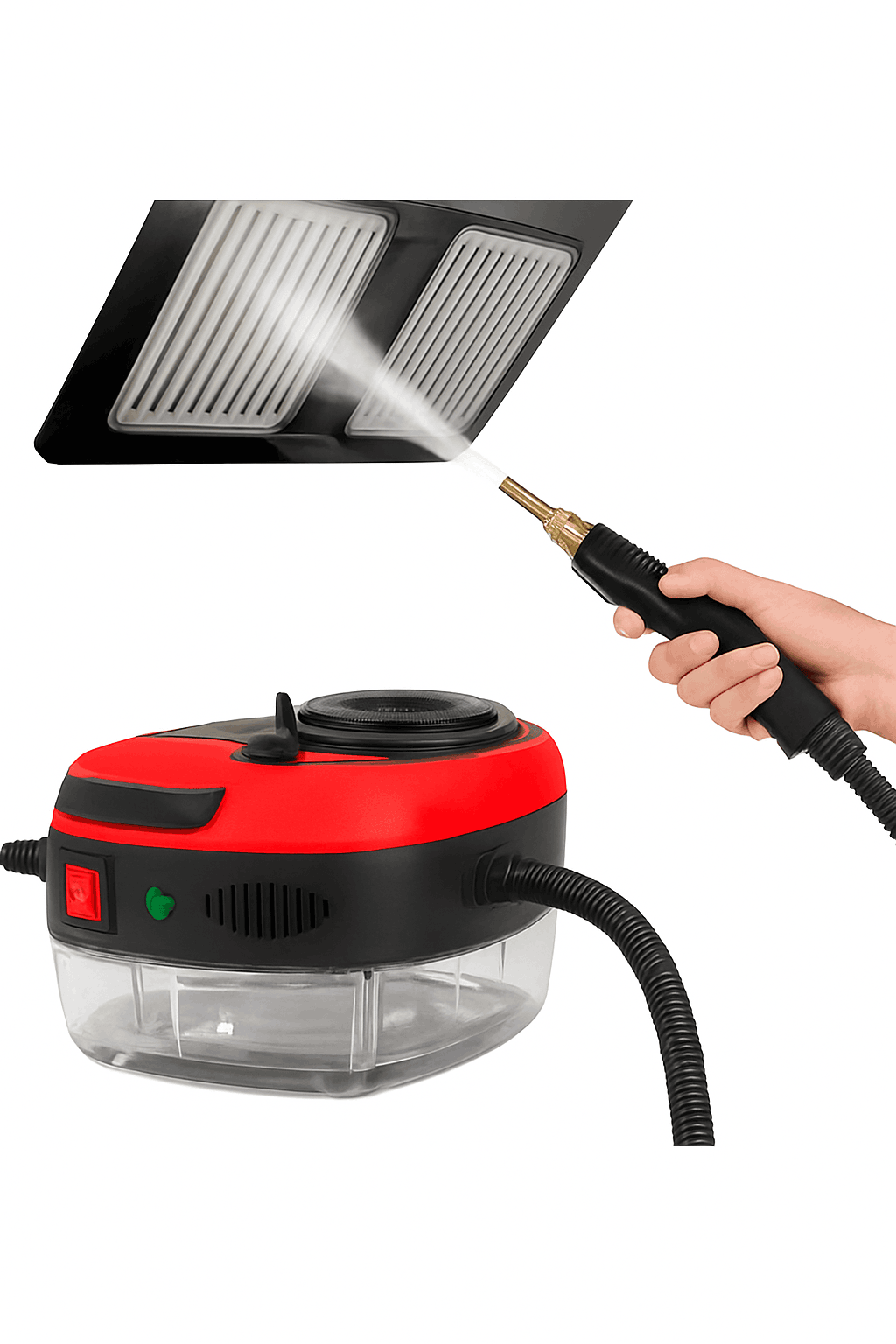 High Pressure Steam Cleaner for Deep Home Cleaning-Upgraded White / 110 V
