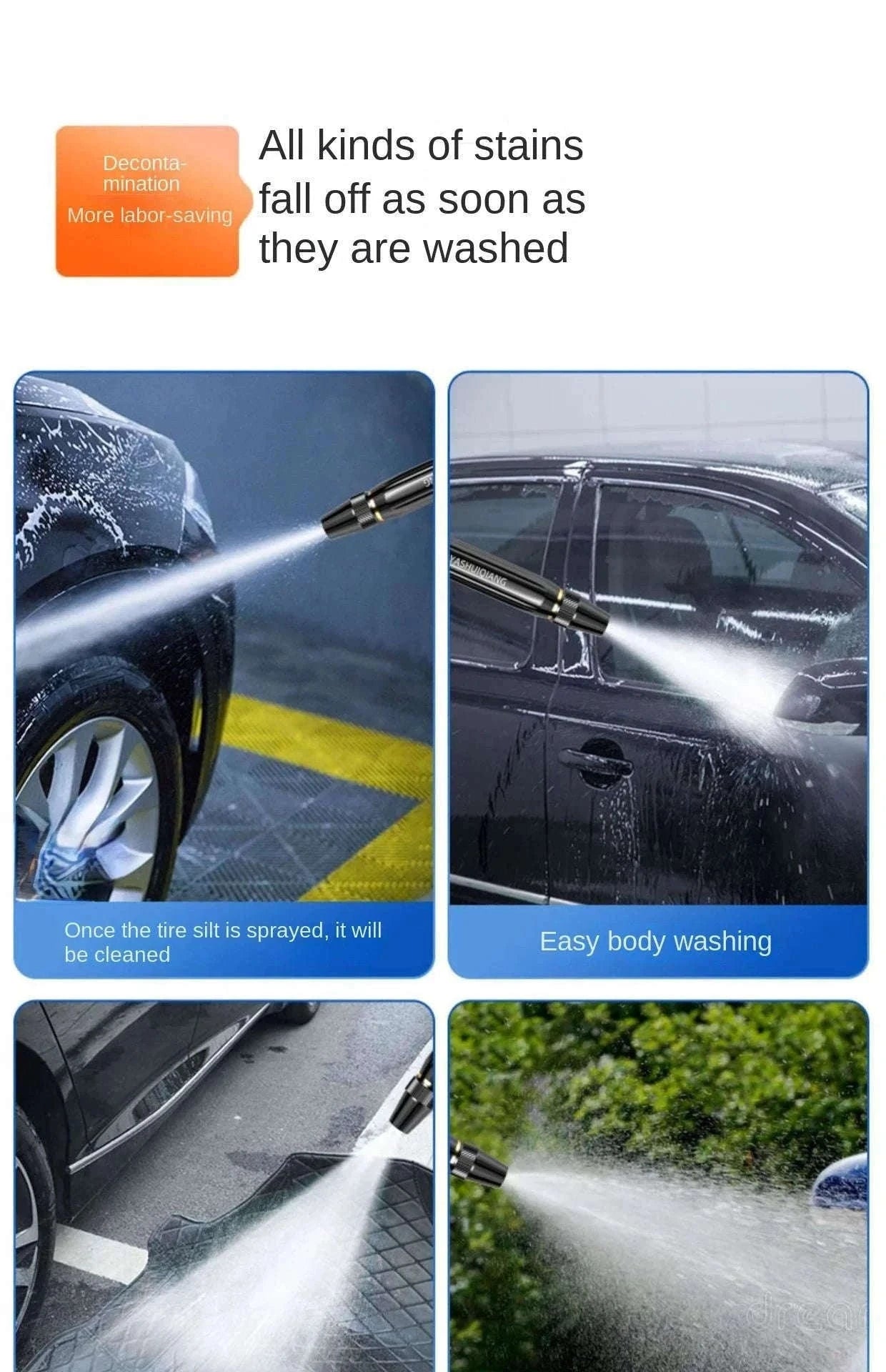 High-Pressure Water Gun for Car Washing and Home Cleaning-pagoda
