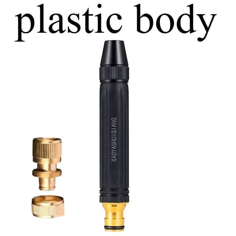 High-Pressure Water Gun for Car Washing and Home Cleaning-plastic body-Bset