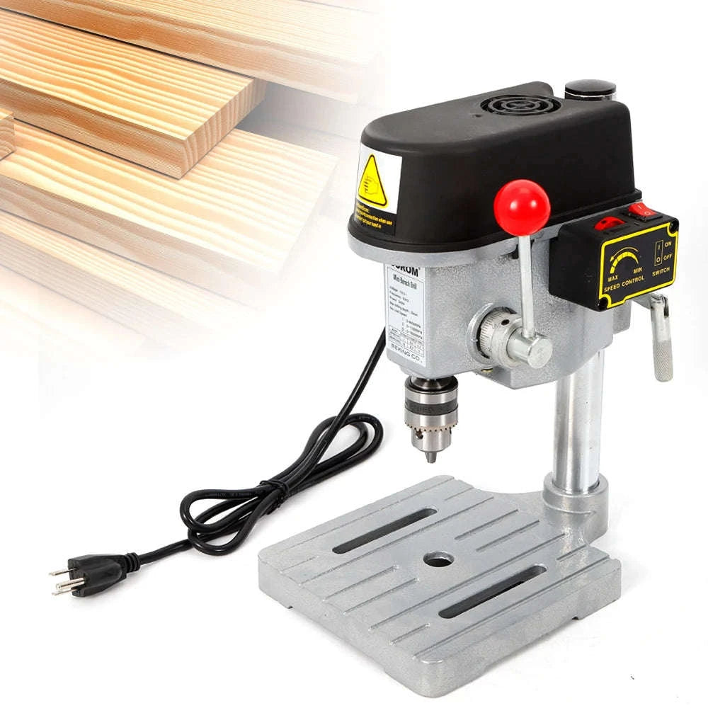 High Speed Mini Benchtop Drill Press 340W 1-10mm Chuck-US / EU / france