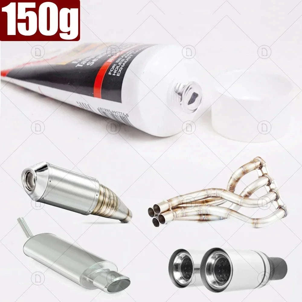 High Temperature Exhaust Pipe Sealant Paste for Car and Motorcycle Repair-3pcs 150g