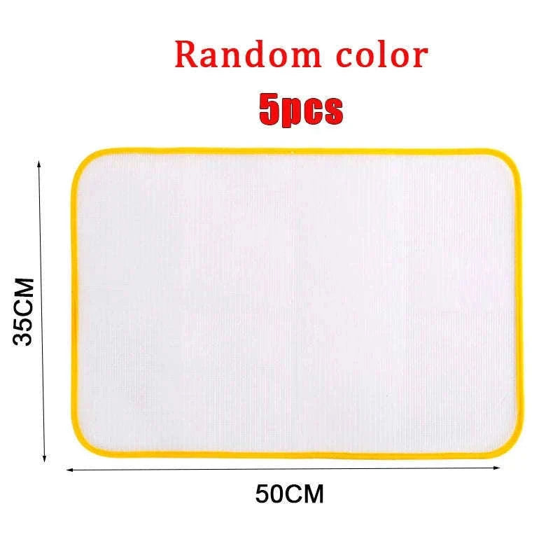 High Temperature Ironing Mesh Cloth Pad for Safer Ironing-40x60cm-random-5pcs
