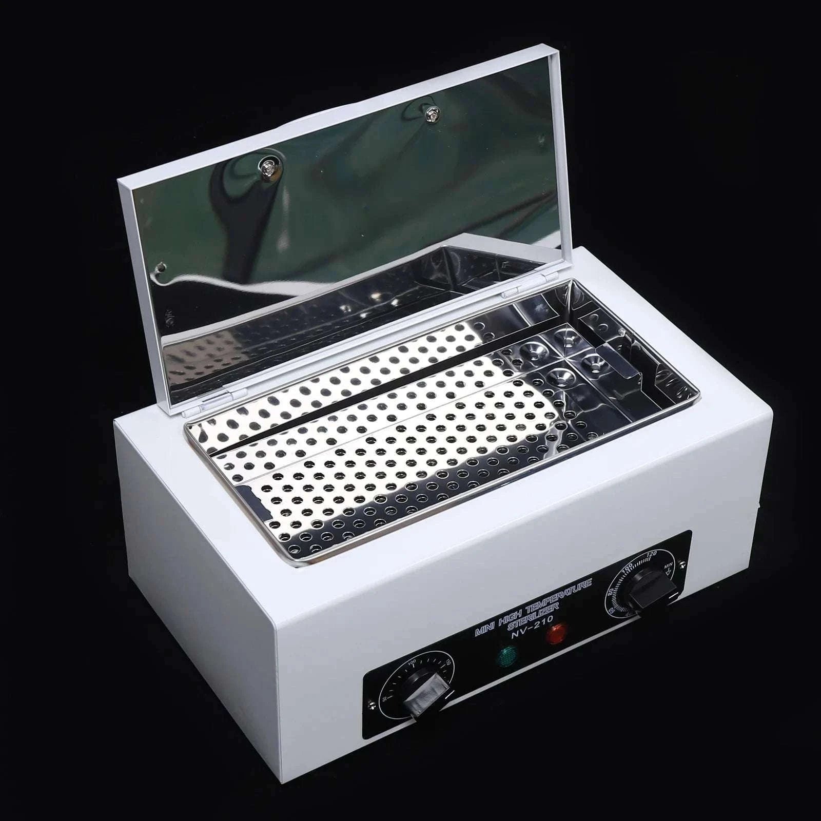High Temperature Sterilizer Box for Tools & Utensils with Timer-WHITE / United States