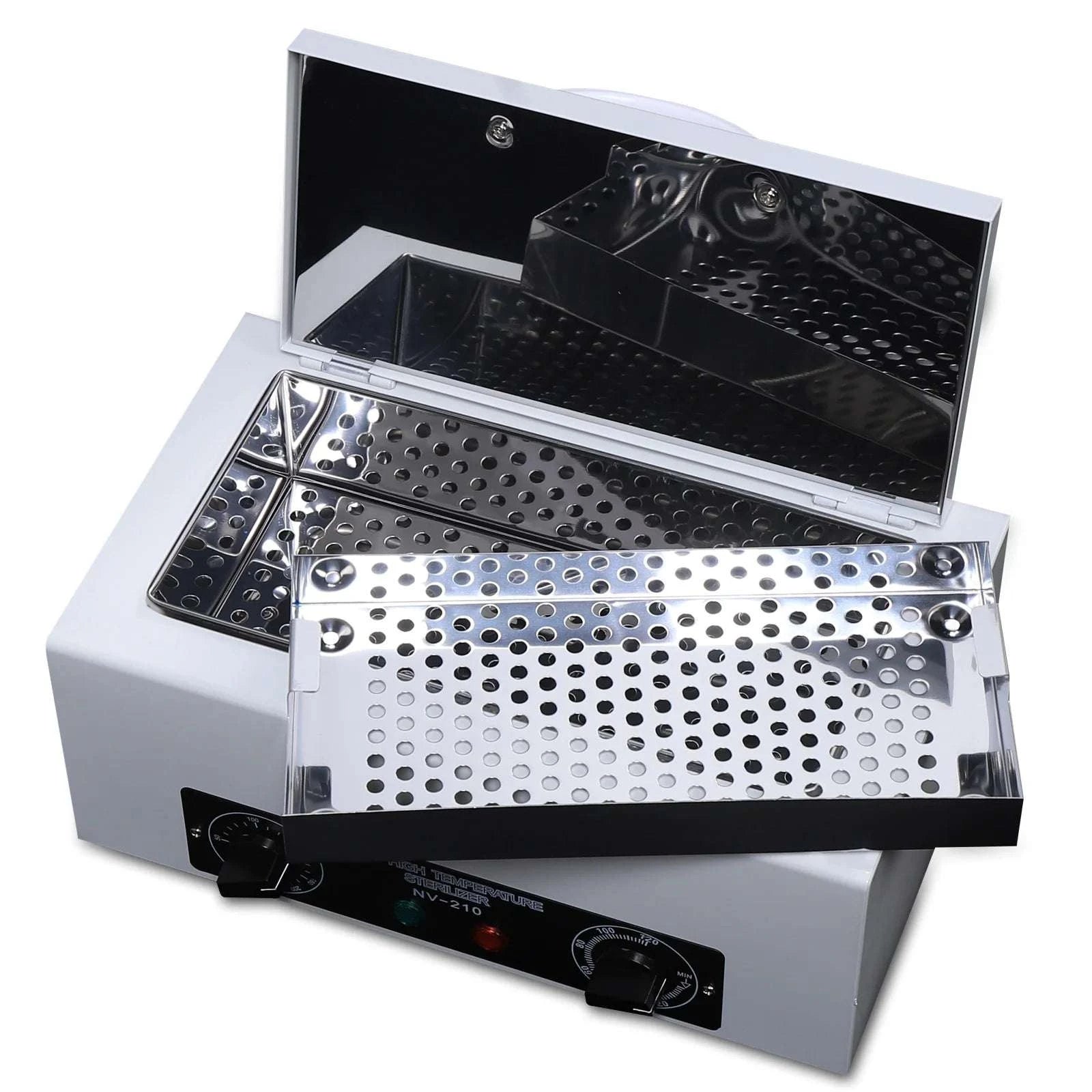 High Temperature Sterilizer Box for Tools & Utensils with Timer-WHITE / United States