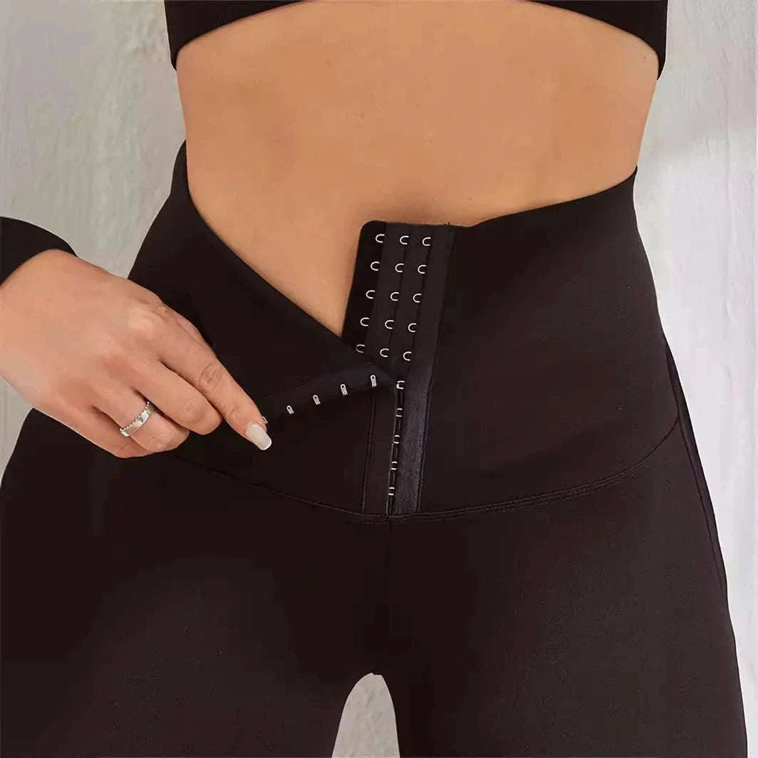 High Waist Butt Lifting Tummy Control Skinny Leggings for Women-black / M