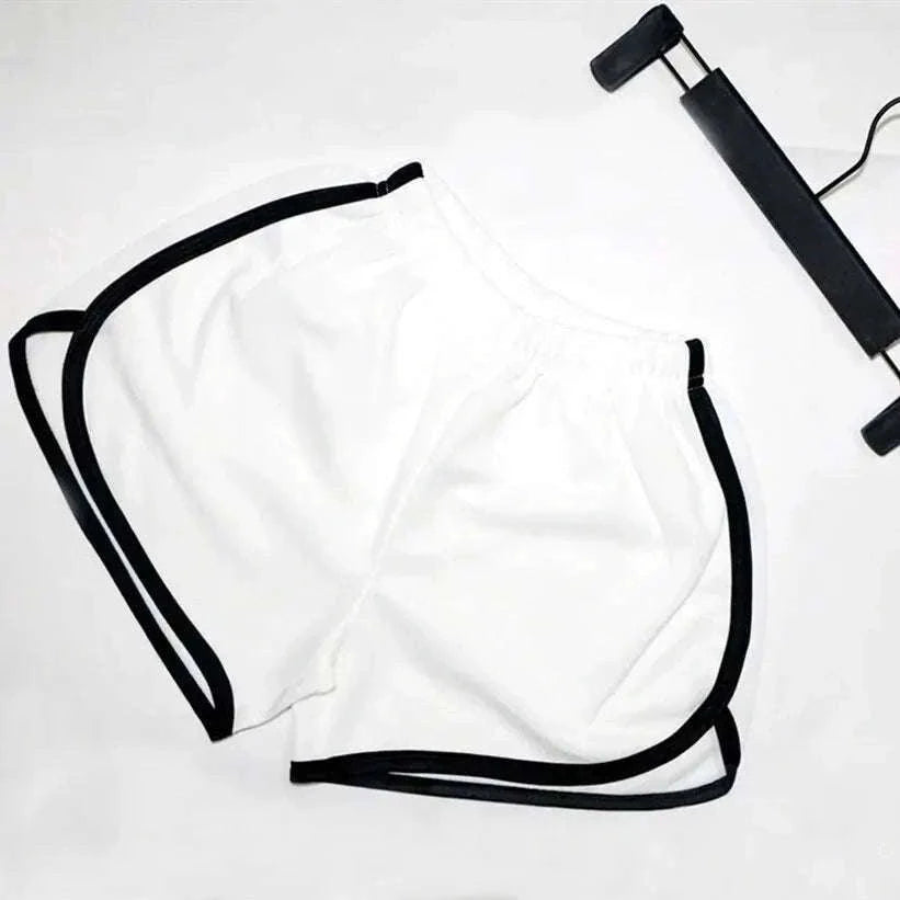 High-Waisted Fitness Shorts for Women with Supportive Fit-black / S