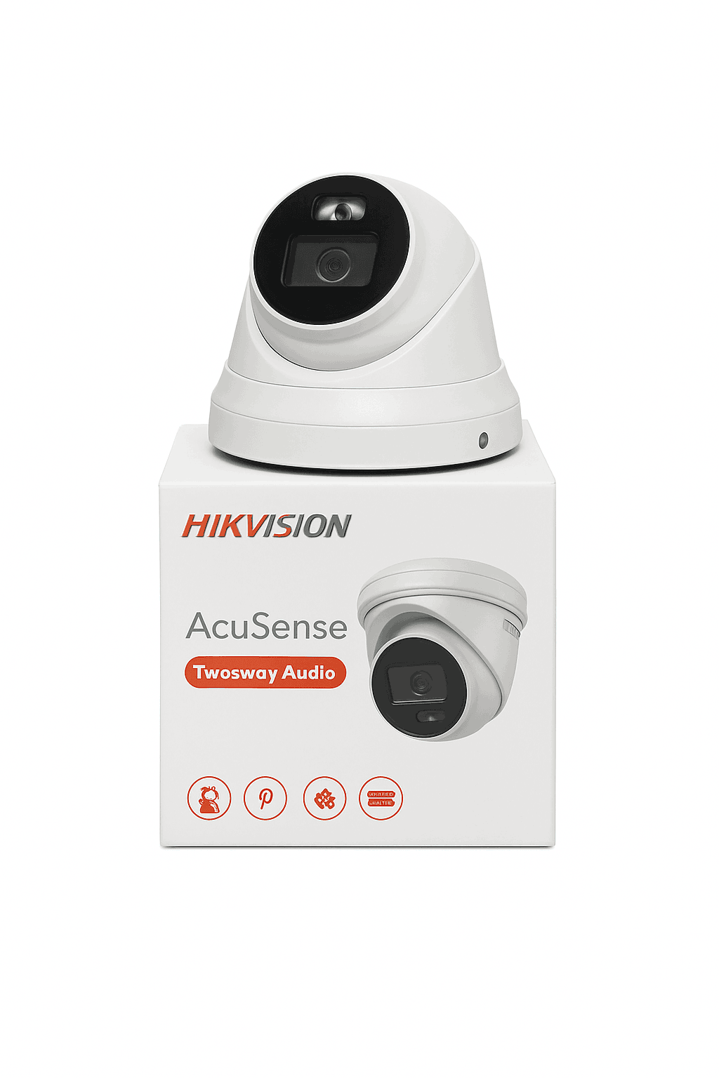 Hikvision 8MP IP Camera with Smart Detection and Hybrid Light-DS-2CD2383G2-LI2U-SL / 2.8mm / United States