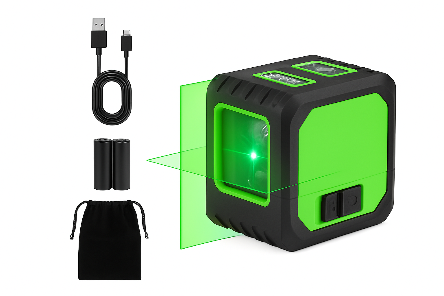 Nivelă laser mini HILDA cu 2 linii pentru aliniere rapidă și precisă
