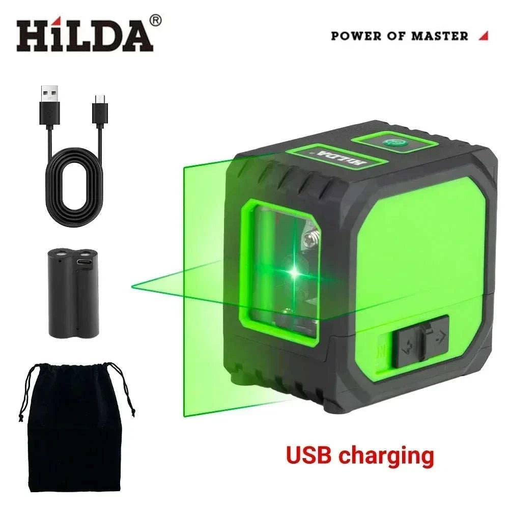 HILDA 2 Lines Mini Laser Level-ZYOZ097
