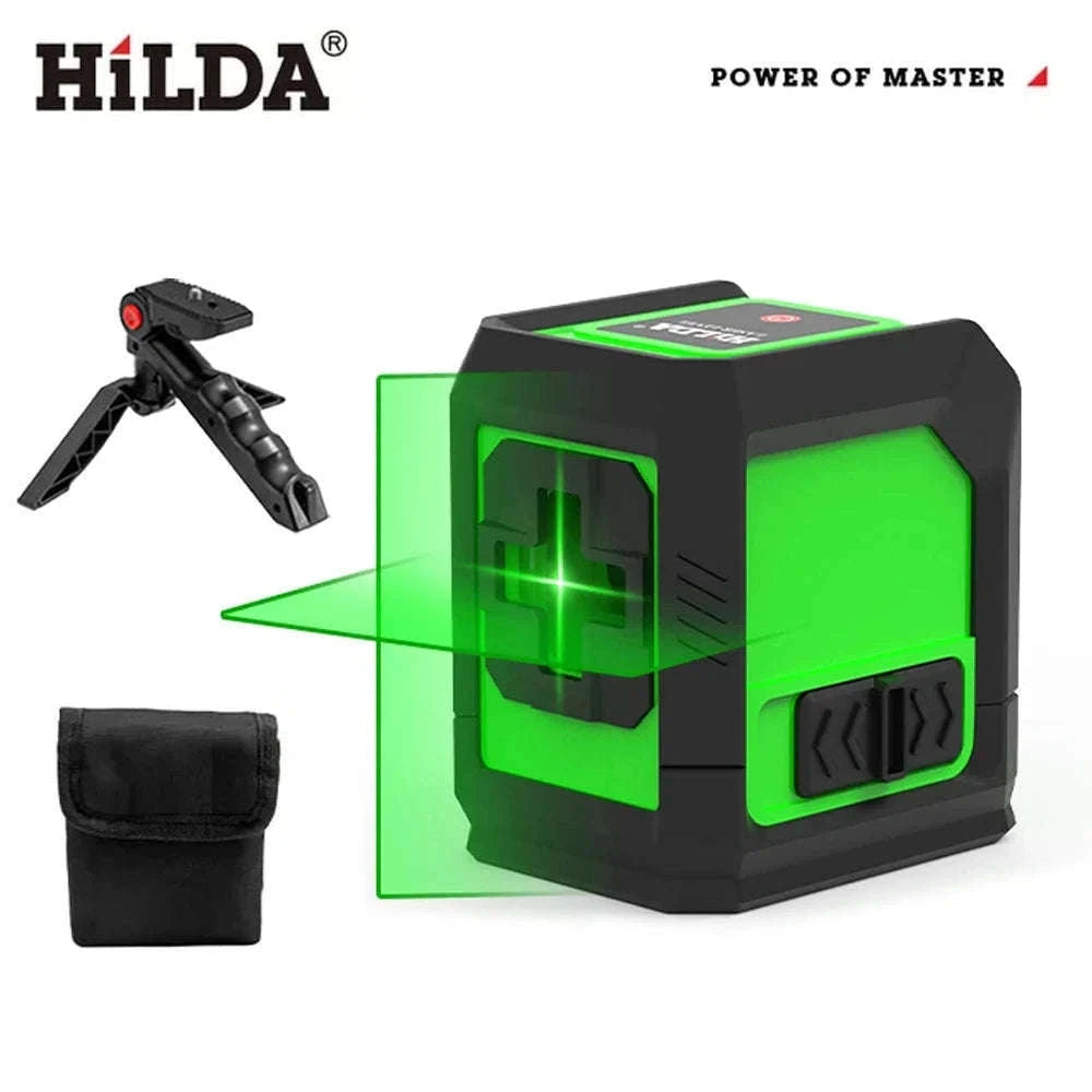 HILDA Green Light Laser Level for Fast, Accurate Layouts-AB180