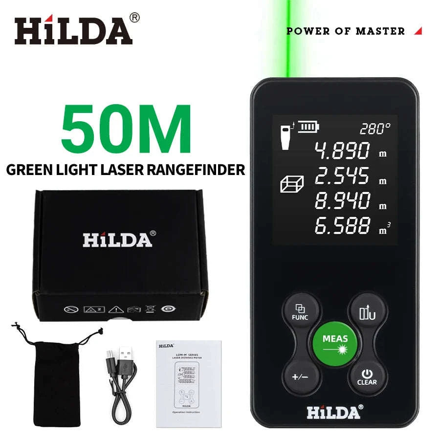 HILDA Laser Rangefinder 50/100/120M-Red 50M