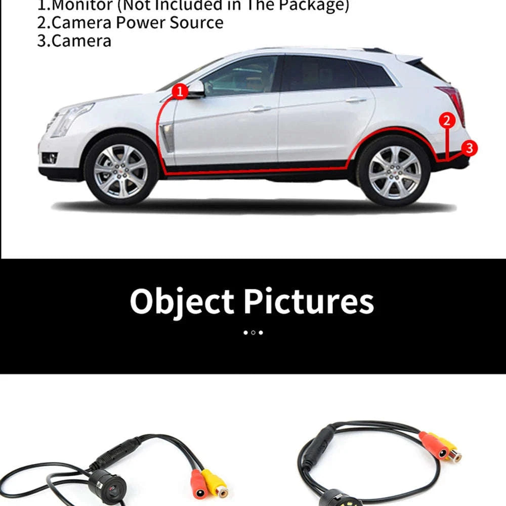 Hippcron Car Rear View Camera with 8‑LED Night Vision-102