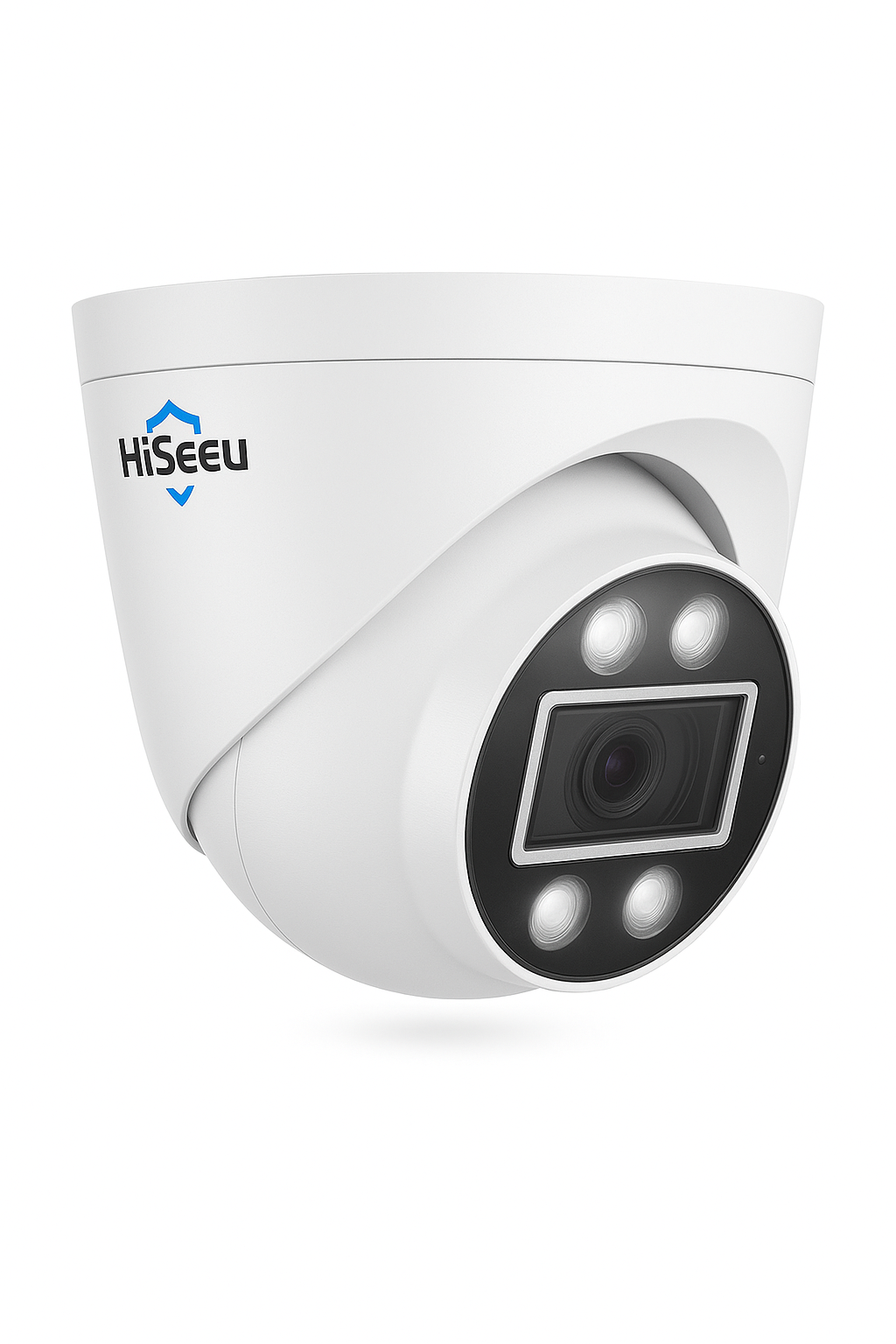 4K PoE Dome Security Camera with Face Detection