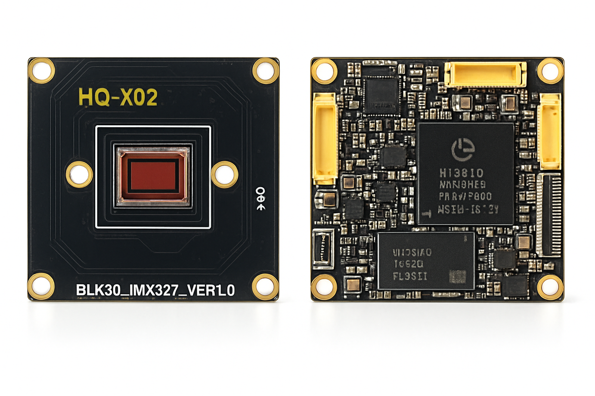 Module de caméra IP UHD 4K 8MP Starlight WDR à double flux