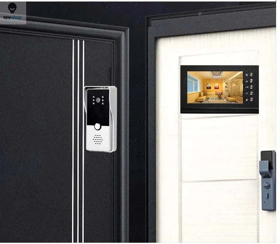 Homefong RFID Video Doorbell – 7-Inch Monitor, Smart Access Control-Set 2