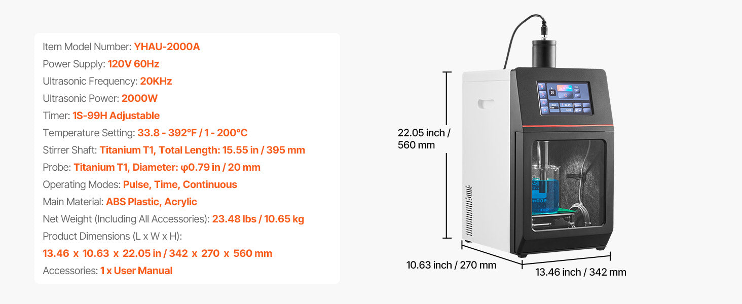 High Speed Laboratory Homogenizer with Digital Display Control