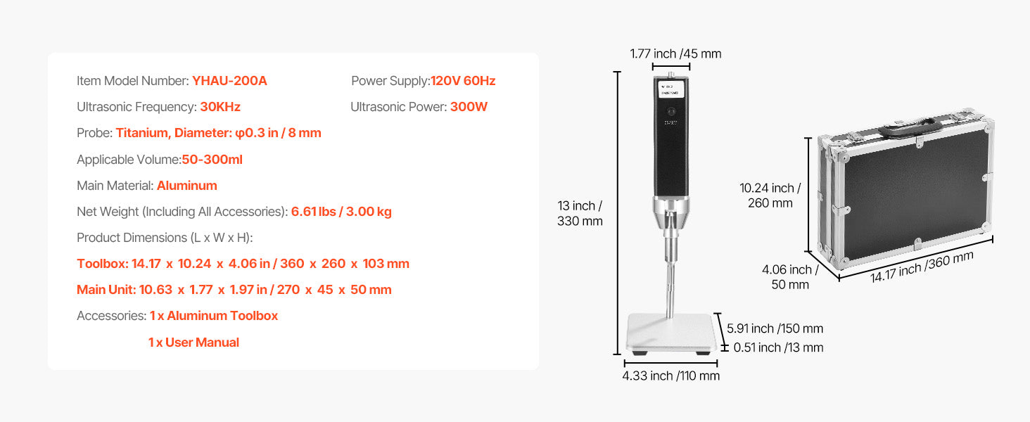 High Speed Laboratory Homogenizer with Digital Display Control