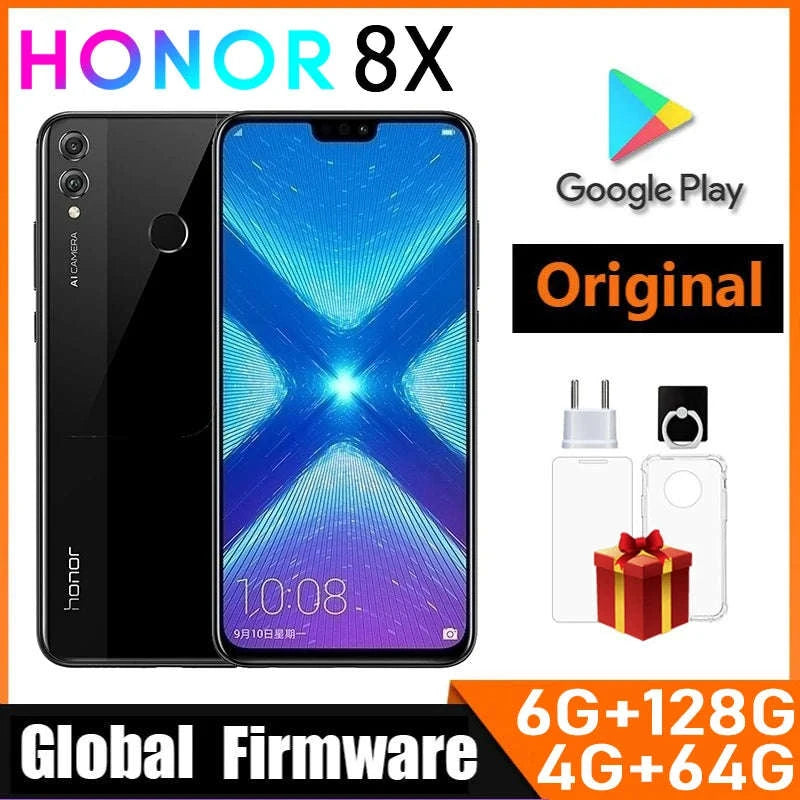 HONOR 8X Smartphone with Dual Camera and 6.5-inch Display-Black / 4G 64G