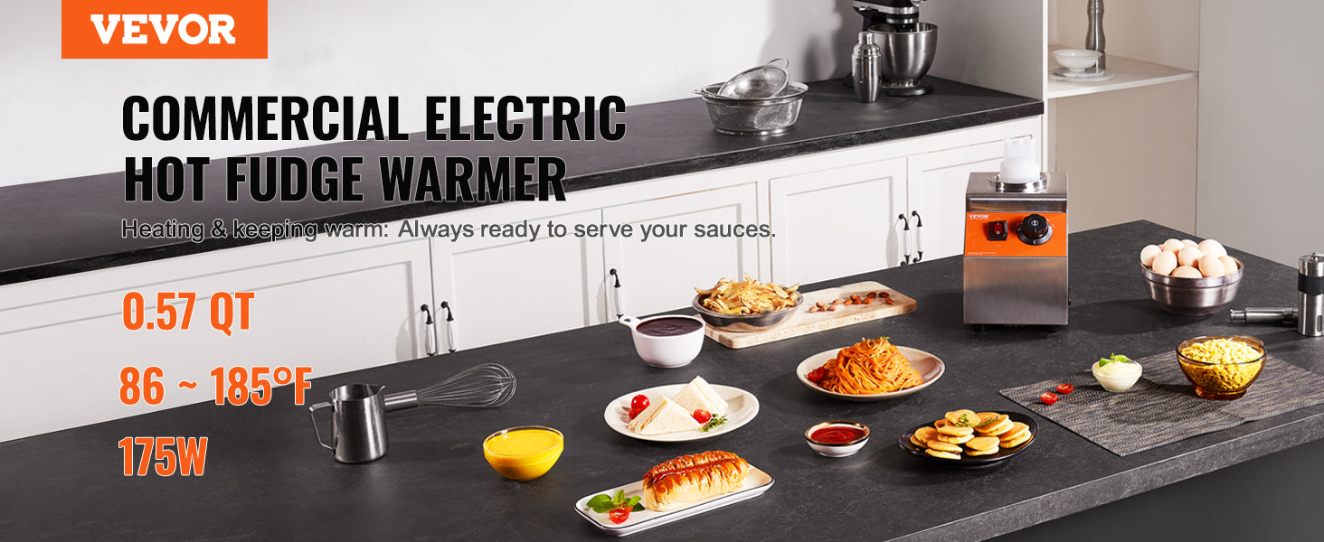 Chauffe-sauce et chauffe-biberon électrique 0,57 QT avec température réglable