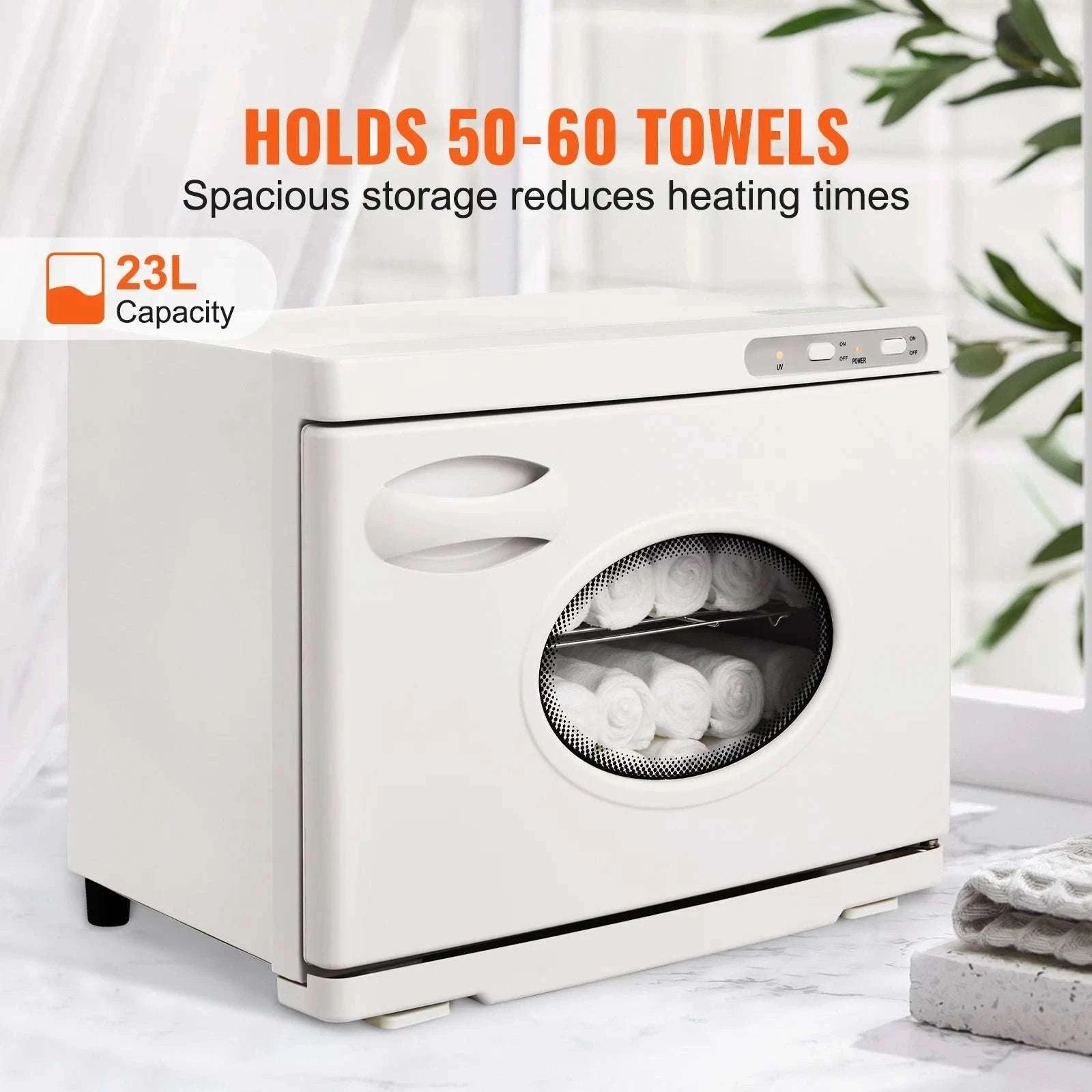 Hot Towel Warmer Cabinet 8L/23L with UV Light & Fast Heating-23L 6W UV light / United States