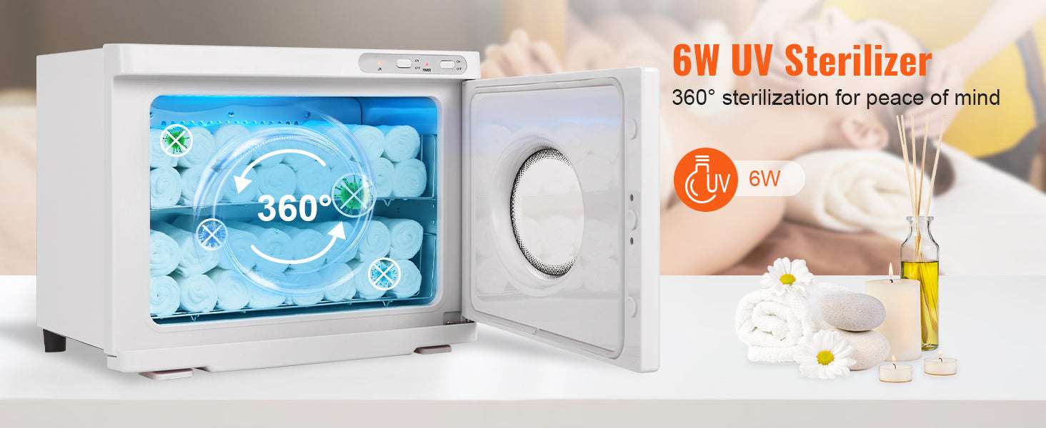 Hot Towel Warmer Cabinet 8L/23L with UV Light & Fast Heating-23L 6W UV light / United States