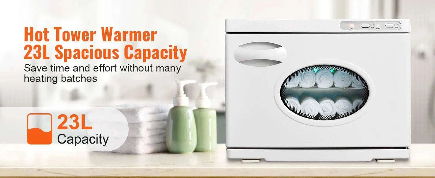 Hot Towel Warmer Cabinet 8L/23L with UV Light & Fast Heating-23L 6W UV light / United States