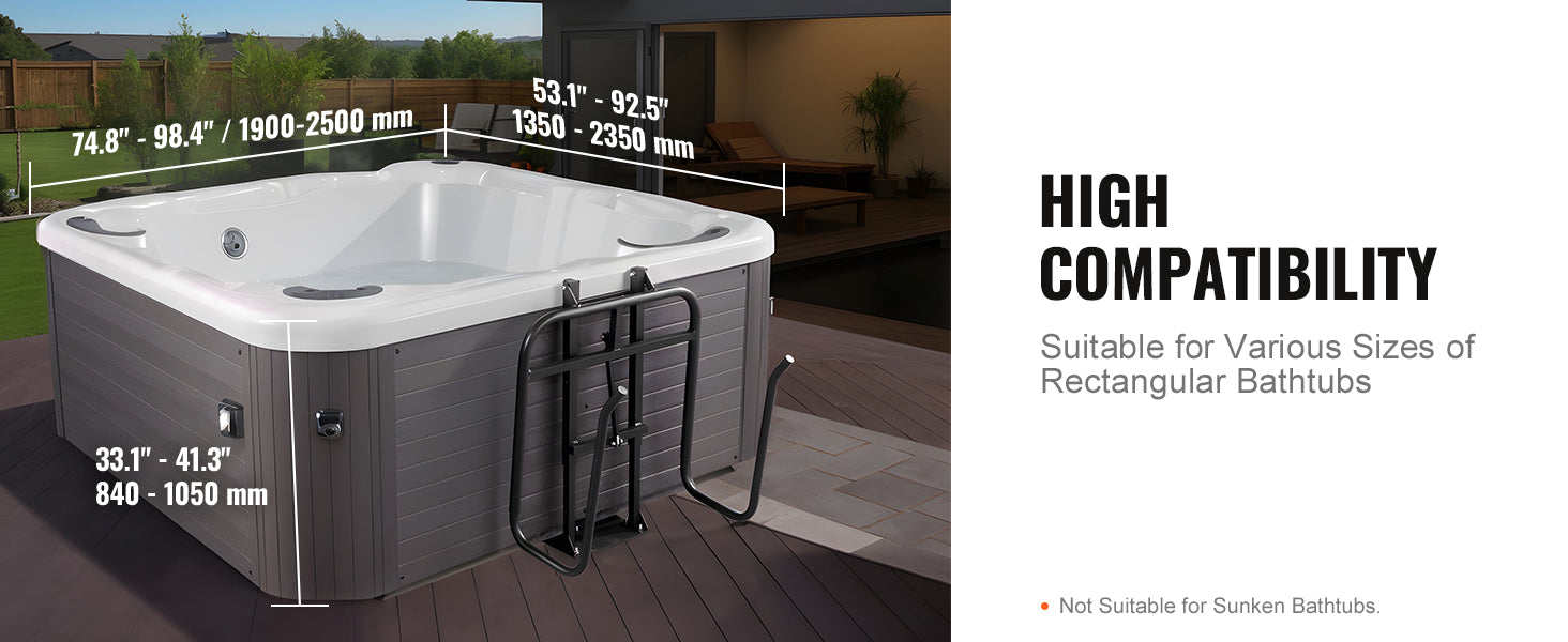 Hydraulic Hot Tub Cover Lift Adjustable Spa Cover Lifter