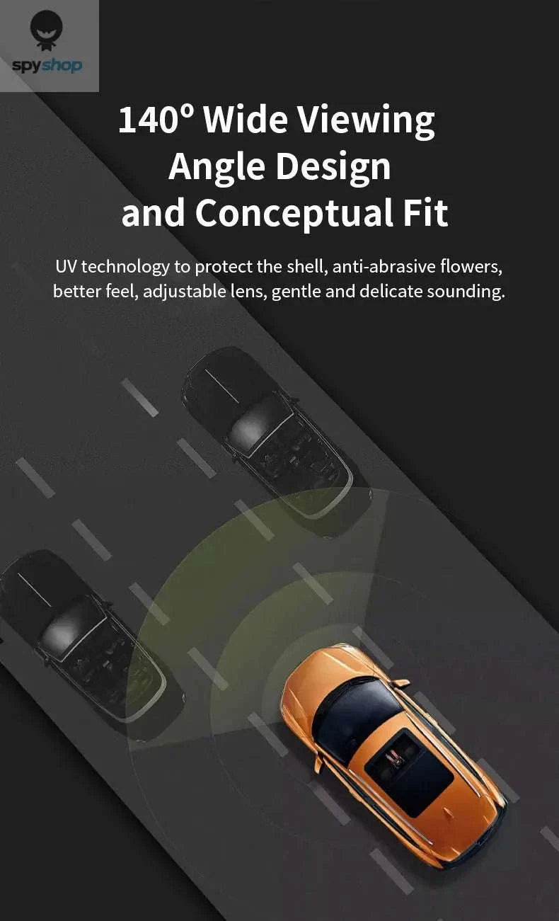 HP F965W Car Dash Cam – 2K Recording, WiFi, Night Vision-(Dual Lens)NoCard