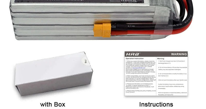 HRB LiPo Battery for RC Models-11.1V 4000mah XT60 / france