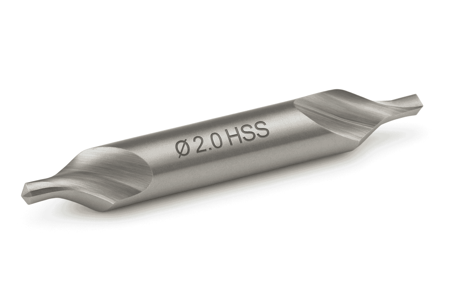 HSS 60° Center Drill Bit Set for Metal (1–10pcs, Multiple Sizes)-1pcs / ZXZ5.0-D12