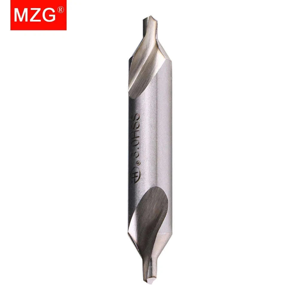 HSS 60° Center Drill Bit Set for Metal (1–10pcs, Multiple Sizes)-1pcs / ZXZ5.0-D12