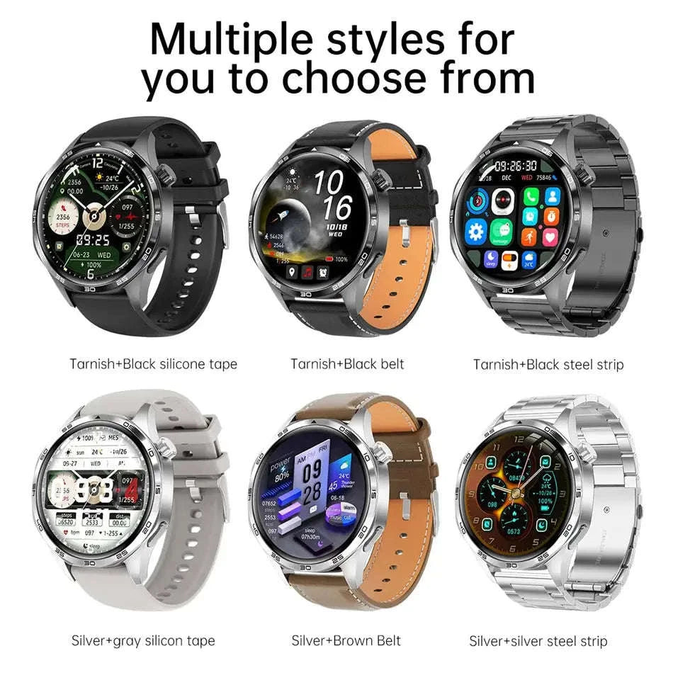 HUAWEI GT5 Pro Smartwatch – AMOLED Display, GPS & NFC Fitness Tracking-black steel / Watch GT5 PRO