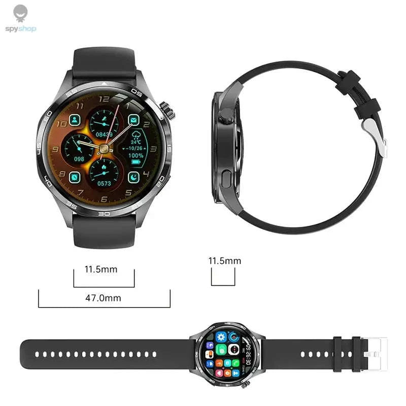 HUAWEI GT5 Pro Smartwatch – AMOLED Display, GPS & NFC Fitness Tracking-black steel / Watch GT5 PRO