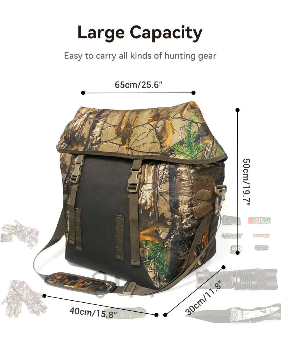 Hunting Scent Proof Bag with Airtight Zipper, 600D Oxford-Camouflage
