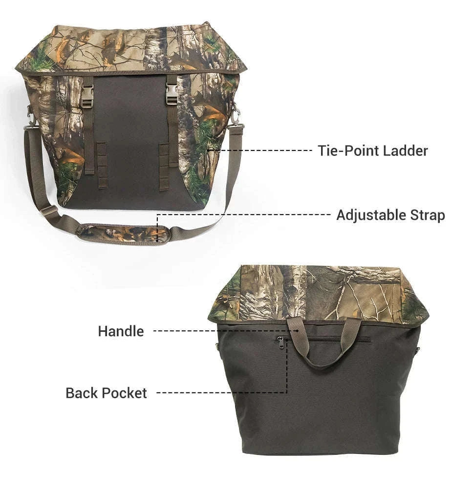 Hunting Scent Proof Bag with Airtight Zipper, 600D Oxford-Camouflage