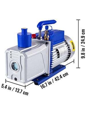HVAC Vacuum Pump 6–12 CFM Dual Stage 1HP AC Service Tool-9 CFM 1 HP / spain