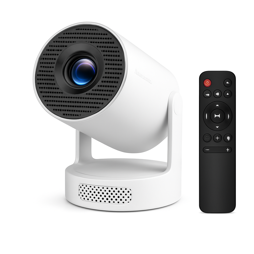 بروجيكتور HY300 Pro Mini بدقة 720P وWiFi 6 وBT5.4 ونظام المسرح المنزلي