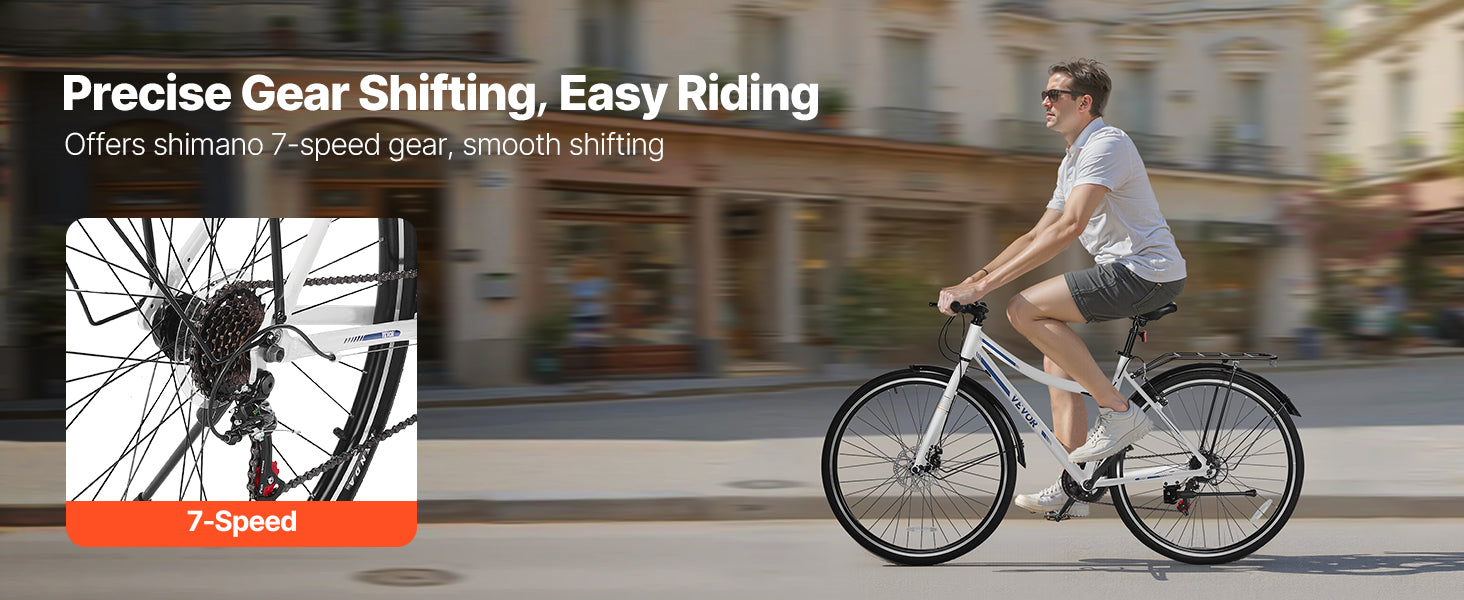 Lichtgewicht aluminium hybride fiets 700C lage instap stadsfiets