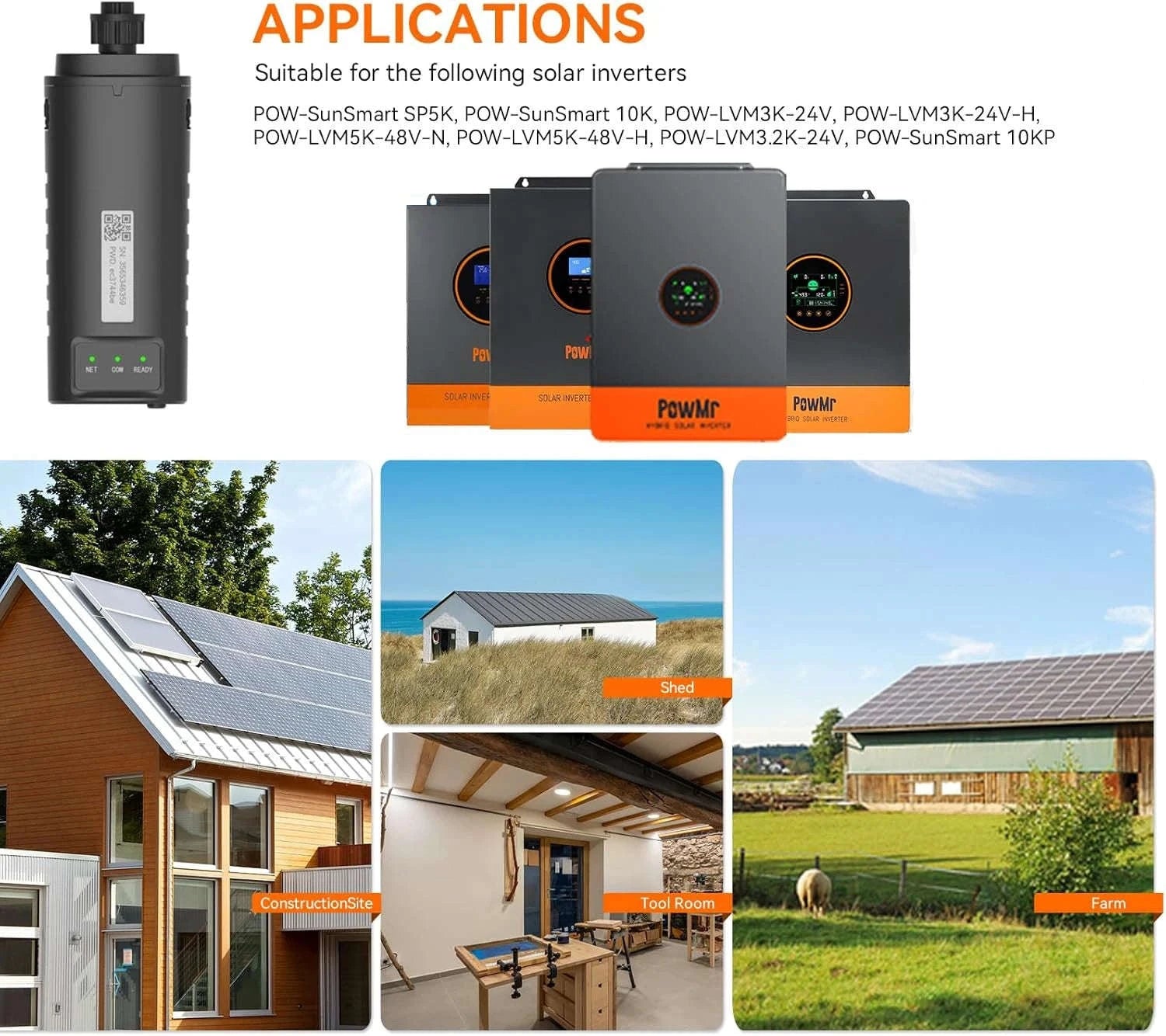Hybrid Solar Inverter WiFi Module-2PCS / United States