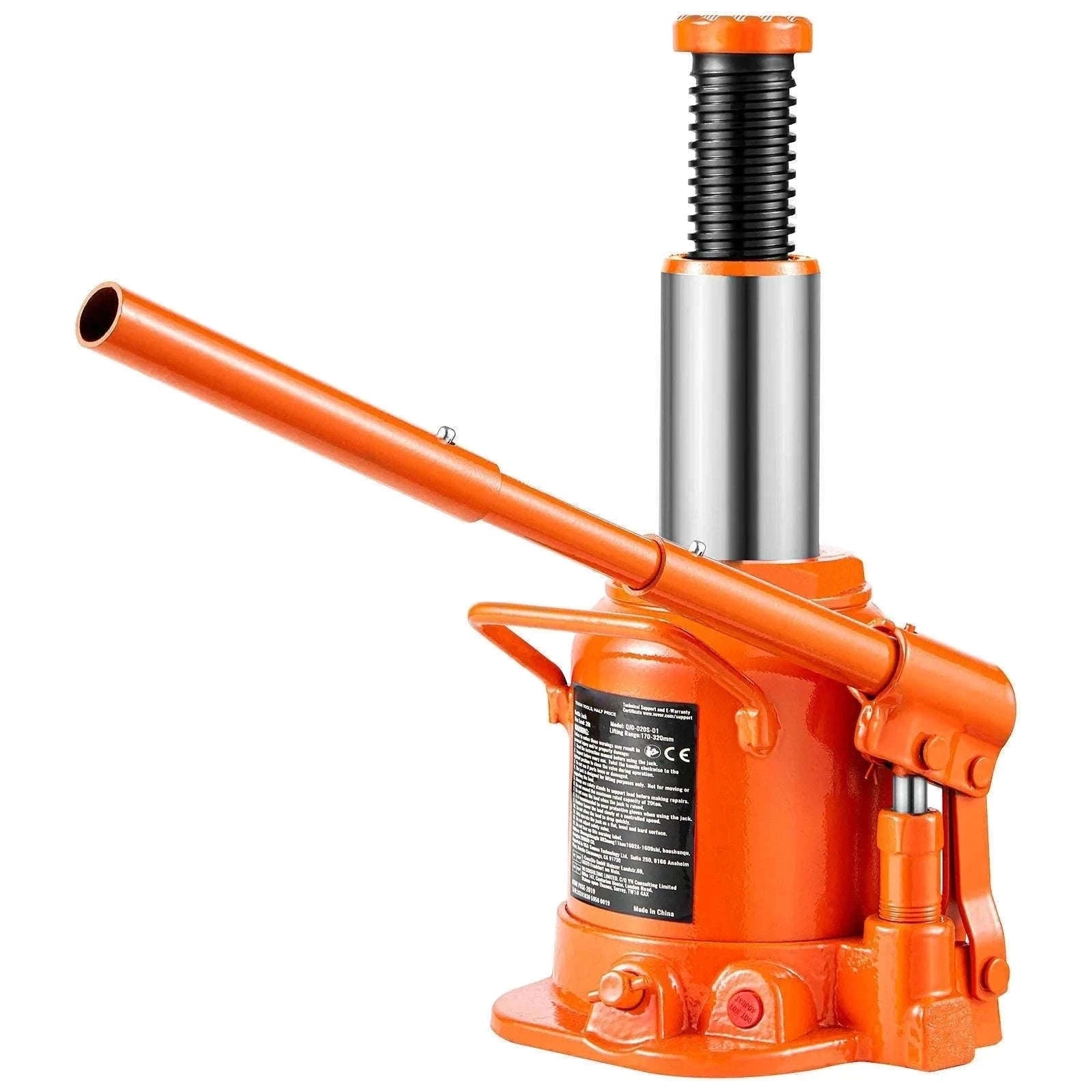 Hydraulic Bottle Jack 20 Ton for Trucks, SUVs and RVs-50TON / CZECH REPUBLIC